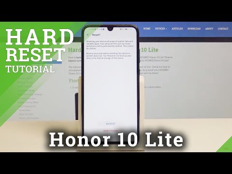 How to Hard Reset Honor 10 Lite - Factory Data Reset