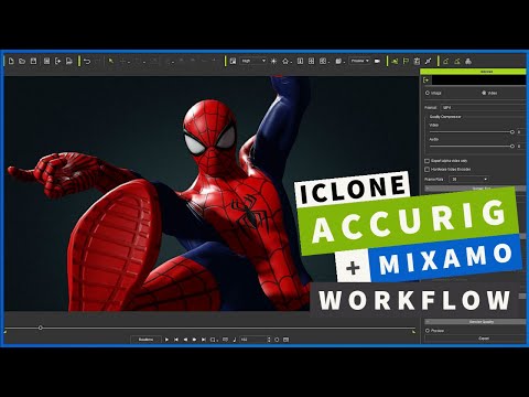 AccuRig with Mixamo Mocap & iClone 8
