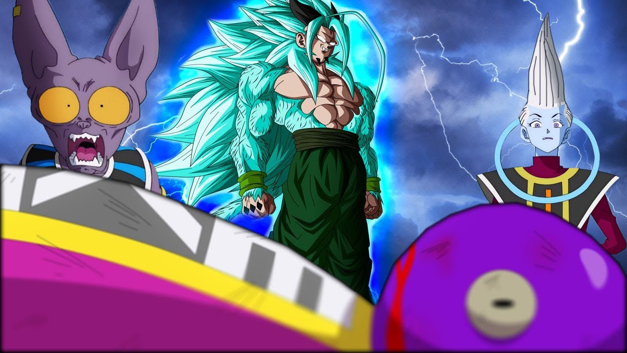 A nova forma de Goku rompe os limites de Zeno graças a um tesouro dado a ele por seu avô.