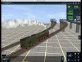 Foreign Engine From Thomas And Friends Goes Across A Bridge