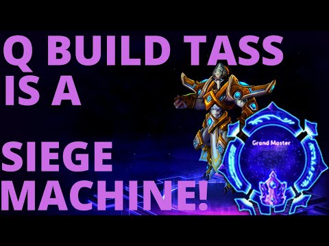 Tassadar Archon - Q Build Tass is a Seige Machine! - Grandmaster Storm League