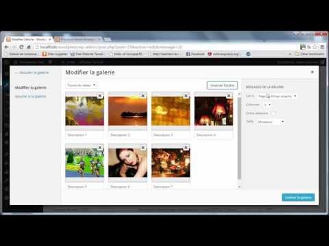 Tutoriel Wordpress 13 Galerie d image