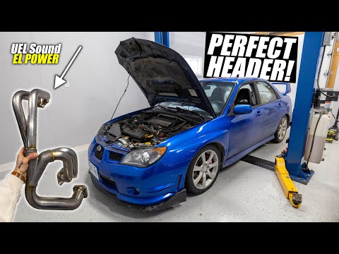 The BEST Subaru Header Install🔥 - UEL Sound & EL POWER!