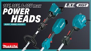 Makita XGT® and LXT® Couple Shaft Power Heads