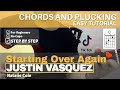 Starting Over Again - Natalie Cole x Justin Vasquez Cover | Easy Guitar Tutorial x Step By Step!