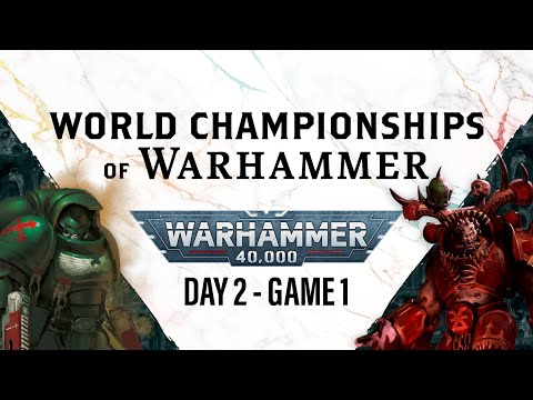 Warhammer 40,000 - Round 3 - World Championships of Warhammer 2025: Dark Angels vs World Eaters