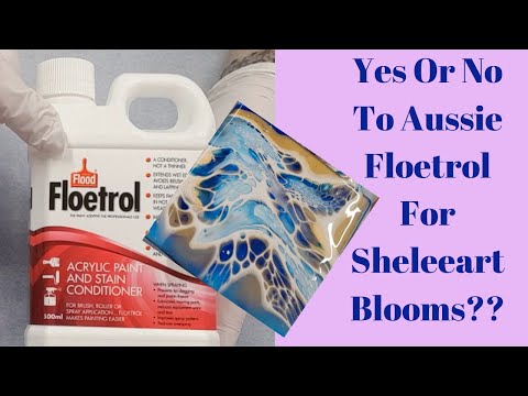 Is Aussie Floetrol Worth Buying To Get Good Blooms With Sheleeart Style Paint Pours? UK Paint Pour