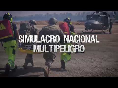 1° Simulacro Nacional Multipeligro 2023, video de YouTube