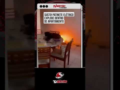 PERIGO DENTRO DE CASA: Patinete elétrico explode em apartamento e assusta morador em Maceió 🚨🔥
