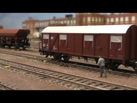 Mittelstadt-TV, Ablauf am Ablaufberg auf einen Hemmschuh (Funktionstest)