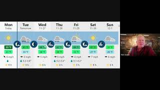 Rick Gordon's Weather Watch for Nashua, NH, Nov. 26, 2024.