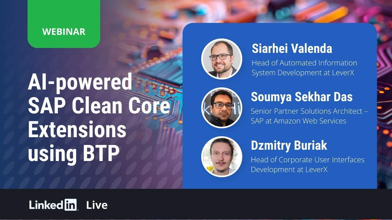 AI-powered SAP Clean Core Extensions using BTP