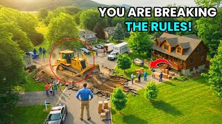 I Moved Into My New Home Outside the HOA — Karen Sent Cops to My Door 30 Times, I Bulldozed Her Road