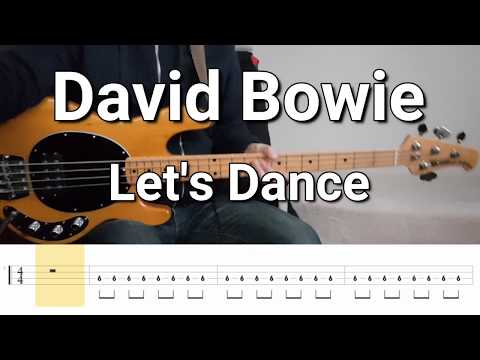 David Bowie - Let's Dance (Bass Cover) Tabs
