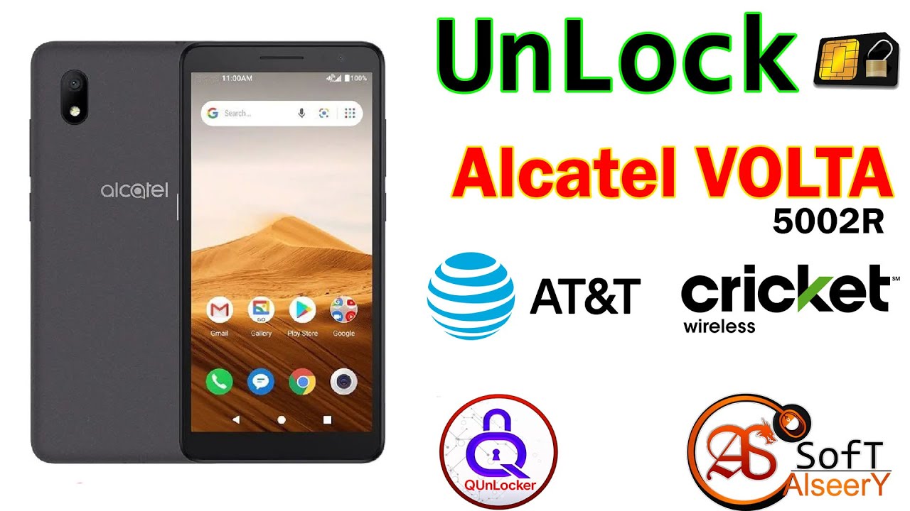 Direct UnLock Alcatel VOLTA 5002R | AT&T-Cricket | BY Q-UnLocker
