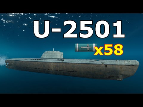 World of WarShips U-2501 - 4 Kills 288K Damage