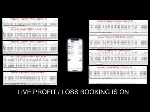 30.7.19 Forextrade1 - Copy Trading 1st Live Streaming Profit/Loss Booking on Video
