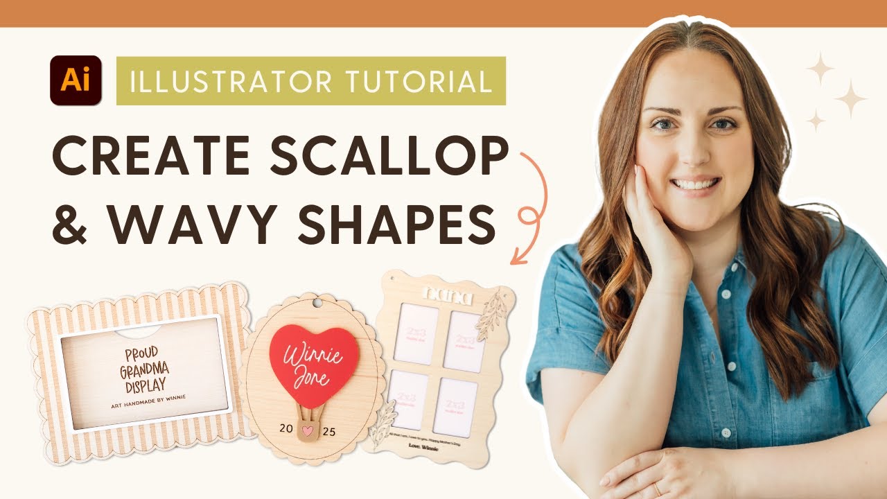 How to Create Scallop and Wavy Shapes in Adobe Illustrator (The Easy Way!)