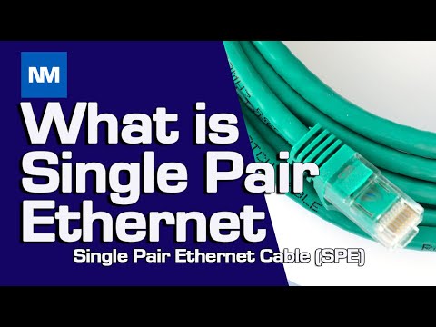 Single Pair Ethernet Explained (SPE) What is Single Pair Ethernet Cable?