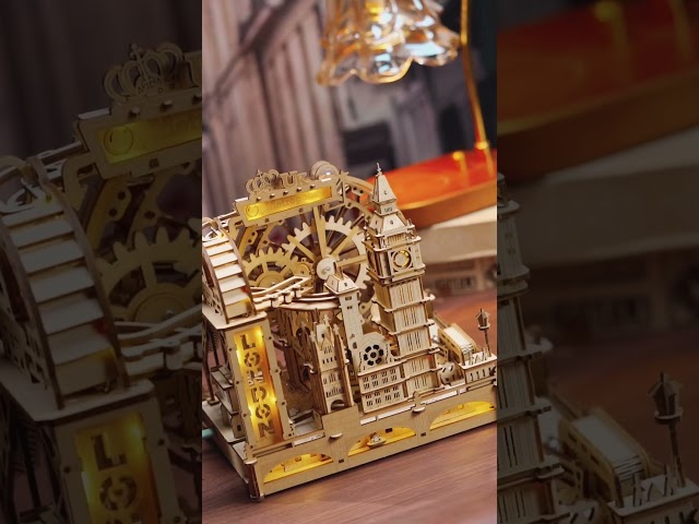 Vídeo relacionado con ROKR Puzzle 3D Madera Adultos Marble Travel London Maqueta Kits, DIY Modelos de Madera Kits, Decoración del hogar, Regalos de Cumpleaños para Adultos y Niños