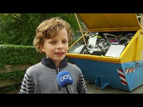 Basisschool De Zaaier wint E-waste race