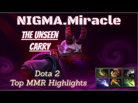 NIGMA.Miracle The Unseen Carry - 27 Riki kills - Dota 2 Top MMR Highlights / (Gameplay)