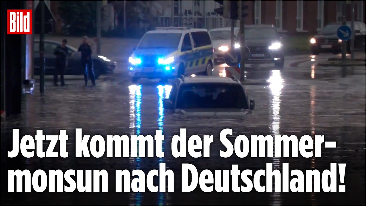 Regen-Massen rollen durchs Land: Jetzt kommt der Sommermonsun nach Deutschland!