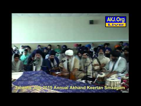 103 Toronto July 2015 Smaagam - Saturday Morning - Bh. Tejinderpal Singh Jee