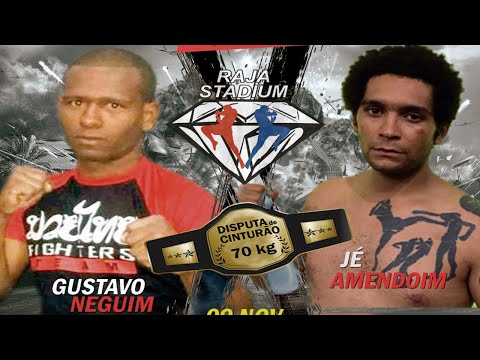 GUSTAVO NEGUIM (NILTON FIGHTERS) vs JÉ AMENDOIM (MUAY THAI MONGE) CINTURÃO 70 KG CHAMPIONS FACTORY