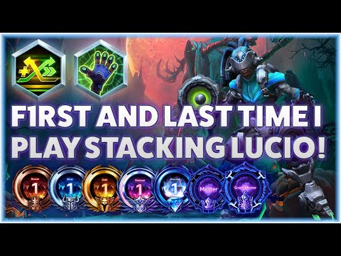 Lucio High Five - FIRST AND LAST TIME I PLAY STACKING LUCIO! - B2GM Season 1 2025
