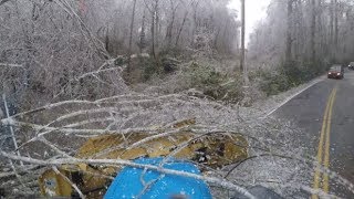 A beautiful... Mess! Part 2 Major ice storm damage!
