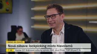 Rozhovor o lockpickingu pro TV Seznam