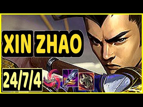 XIN ZHAO VS TRUNDLE - 24/7/4 KDA TOP GAMEPLAY