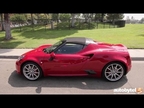 2016 Alfa Romeo 4C Spider Test Drive Video Review