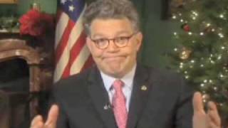 preview picture of video 'Sen Al Franken Holiday Message to Troops (Is this guy for real?)'