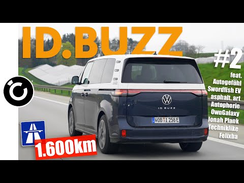 VW ID.BUZZ Langstreckentest - 1.600KM auf der Autobahn Teil 2