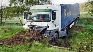 preview picture of video 'Wilnsdorf-Rudersdorf: Sattelzug auf Irrfahrt verursacht 250.000 Euro Schaden'