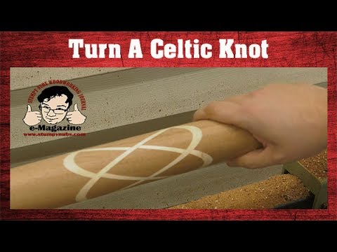 UPGRADE your wood turning skills! Make a Celtic knot rolling pin