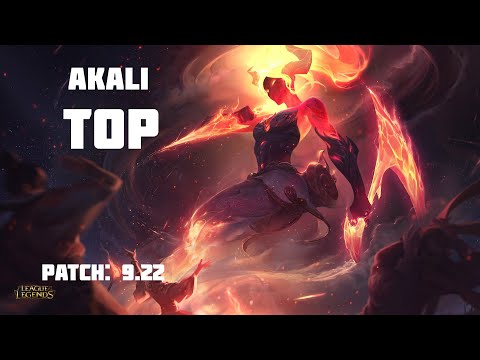 ValukTF|Infernal Akali vs Darius TOP 9.22