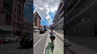 電動キックボード ニューヨークツアー electric kick board Insta360 one x2 NewYork