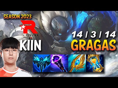 KT Kiin GRAGAS vs KENNEN Top - KR Ranked