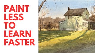 Paint Less - Learn Watercolor Faster