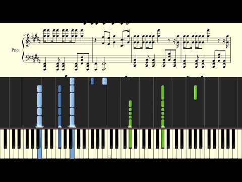 The Fox - Ylvis - Piano/Synthesia/Sheet Music/Tutorial/How To