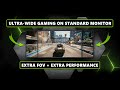21 9 Ultra Wide Gaming On Your 16 9 Standard Monitor Quick Tutorial
