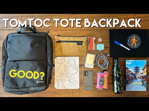 TomToc 15.6 inch Protective Laptop Backpack Review and Walkthrough