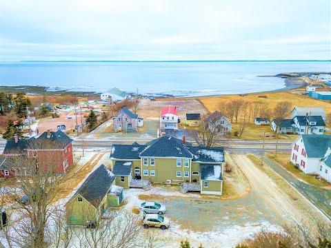 The Mod Manor Fourplex - Drone View (taken Fall, 2019)