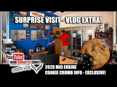 CORVETTE SURPRISE VISITS & 2020 C8 MID ENGINE INFO CRUMBS Video