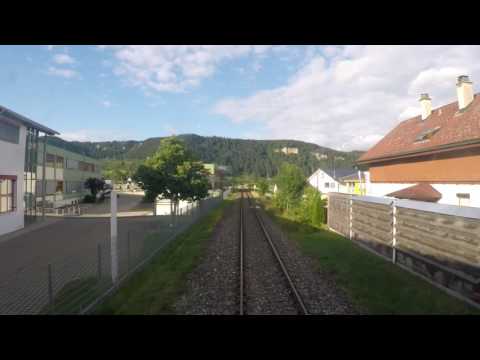 Führerstandsmitfahrt im Naturpark - Express von Tuttlingen nach Sigmaringen 2.7K