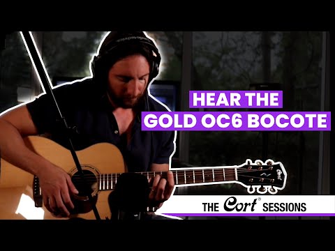 Cort GOLDOC6-BO Bocote Venetian Cutaway Solid Sitka Top 6-String Acoustic-Electric Guitar w/Soft Deluxe Case image 7