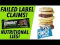 Musclepharm Combat Bar and Lenny & Larry's Cookie FAIL Label Claim!? - RANT | Tiger Fitness